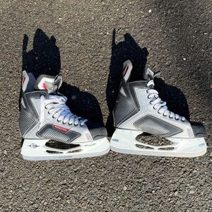 Easton Black and Red Hockey Skates